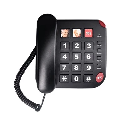 Telefon cu buton mare fără ID apelant